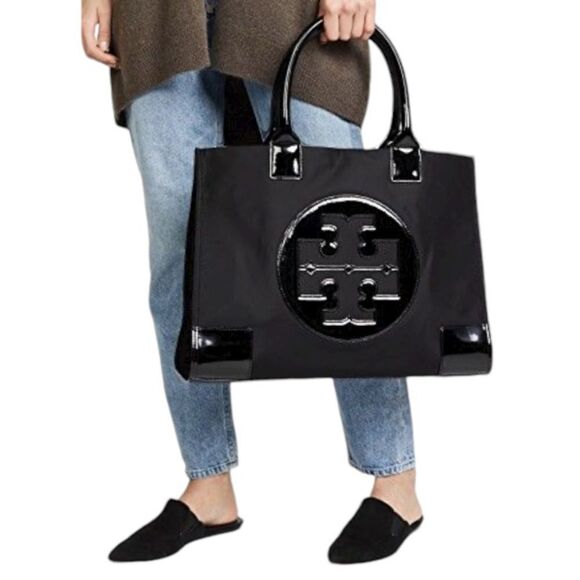 Tory Burch Handbags - TORY BURCH Black Nylon Ella Tote New
